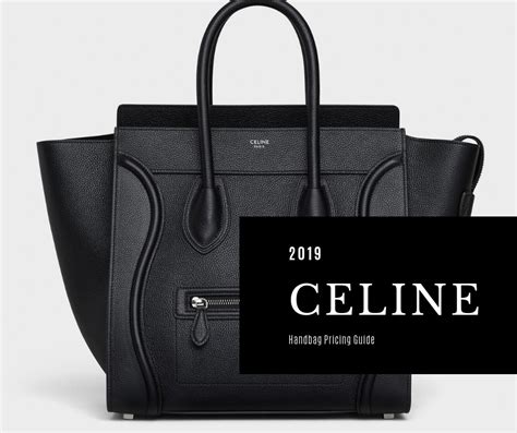 how much does celine bag cost|celine bag price list.